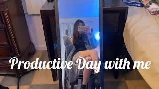 Productive Day with me | vlog