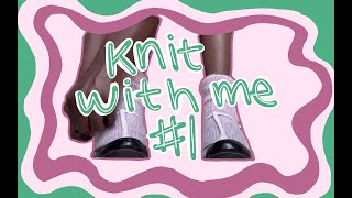 Knit with me! Mohair socks knitting podcast