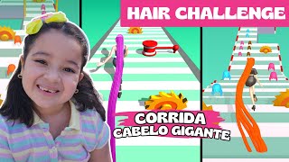 CORRIDA DO CABELO MALUCO GIGANTE no Hair Challenge | CANAL DA MARINA