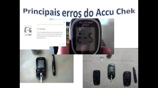 Principais erros do Accu Chek