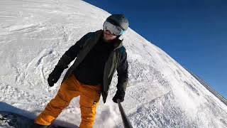 Snowboarding Day 2 on the Sierra Nevada, Granada December 2022