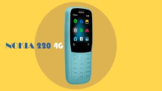 NOKIA 220 4G | Классический телефон с высокой четкостью передачи голоса.