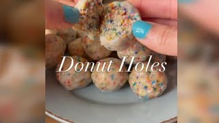 Donut holes ~ Munchkins || Mini bocados de dona