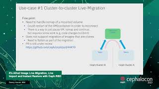 It’s Alive! Image Live Migration, Live Import and Instant Restore with Ceph RBD - Danny Harnik, IBM