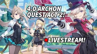 Playing Act 2 of Fontaine's Archon Quest! | Genshin Impact