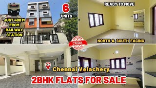 New Flats in Velachery Chennai | Just 400 M From Railway Station | 2BHK | CMDA | V2 Market