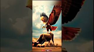 Eagle attacks cow. #eagle #hunting #trendingshorts