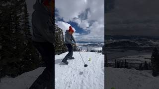 Ski Golf at Jackson Hole