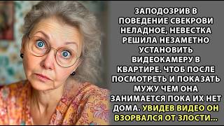 У Юли глаза на лоб полезли, когда она увидела по скрытой камеры свекровь -