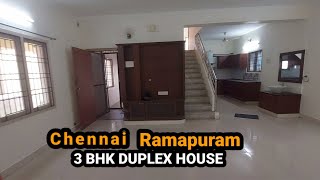 Chennai,Ramapuram Resale 3 BHK Duplex House for sale | Twin House