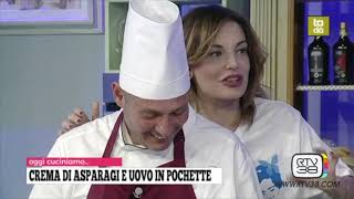 Una crema di asparagi speciale - Lo chef Francesco da Legnaia a RTV38