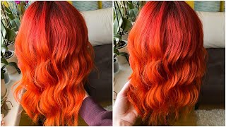 Sunset Hair Color 🌇 | Farbowanie włosów | Zachód słońca 🌇|Arctic Fox Hair Color