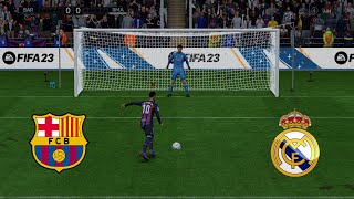 FIFA 23 - BARCELONA VS REAL MADRID | MLN VS REAL MADRID | PENALTY SHOOTOUT | GAMEPLAY PC #football