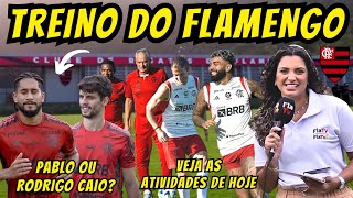 TREINO DO FLAMENGO HOJE! PREPARAÇÃO PRO JOGO CONTRA O GRÊMIO! NOTICIAS DO FLAMENGO