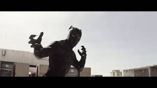 Black Panther vs The Winter Soldier - Black Panther first scene | Captain America: Civil War