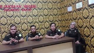 Perkembangan Perkara PDAM, TPPU RSUD PASBAR