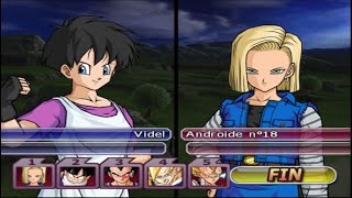 Dragon Ball Z Budokai Tenkaichi 3 Videl VS Androide 18