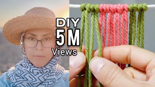 👉#EP12 | Mitsuri vibe - I Made the Most Popular Macrame Pattern on Youtube😍 Easy For Beginners 💥