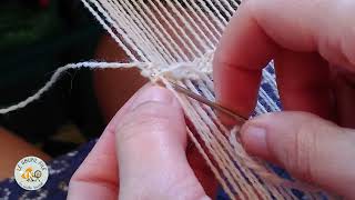 Tissage - Faire un point de Paris (Hemstitch)