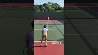 good forehand finish #tennis #tennisshorts #tennismatch #tennisplayer  #tennistime #sports