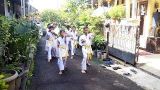 GOKASI DOJO MAHESA LATIHAN PERDANA SETELAH LIBUR 1 BULAN .