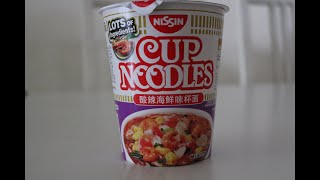 CUP NOODLES REVIEW IN SINGAPORE (Nissin Tom Yam flavour)