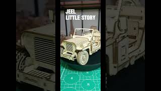 Puzzle 3D Jeep Little Story - składanie