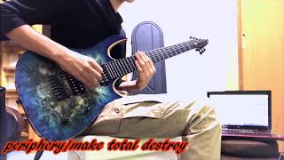 periphery - make total destroy guitar cover MAYONES Guitar