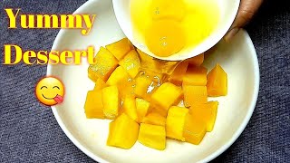 আম দিয়ে পুষ্টিকর ডেজার্ট | Mango Dessert | Mango Pudding | Unique recipe | Yummy recipe in bangla