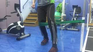 Post knee arthroscopy rehab(single leg balance)