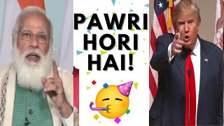 pawari ho rahi hai | ye hamari car hai | viral video @yashrajmukhate feat modi X Donald Trump