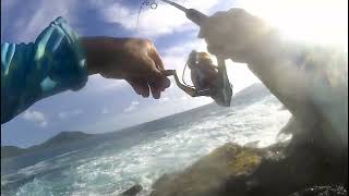 Mancing Di Sarang Giant Trevally || Shore Jigging Pulau Nasi Aceh Besar#gianttrevally#jiggingfishing