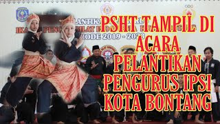 PSHT Tampil Dalam Pelantikan Pengurus IPSI KOTA BONTANG 2019 - 2023