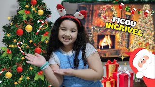 Transformamos nossa casa na CASA DO PAPAI NOEL | Montando a Árvore de Natal | Canal da MARINA