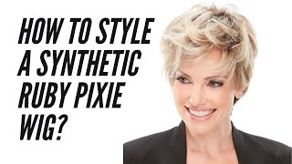 How to Style to Synthetic Ruby Pixie Wig by Jon Renau?