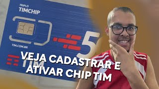 Como Cadastrar e Ativar o CHIP da TIM - Passo a Passo Completo 2024