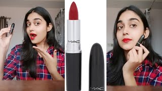 M.A.C - Ruby woo lipstick Honest Review //Chanchal Kanwar