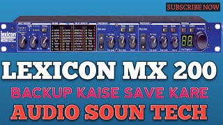 LEXICON MX ## 200 BACKUP FILE SAVE ##ON LAPTOP OR COMPUTER|| kase save ## kare ##video