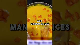 Simple Mango Pudding in 60 Seconds - Easy and Delicious Recipe #shorts #shortvideo #ytshorts