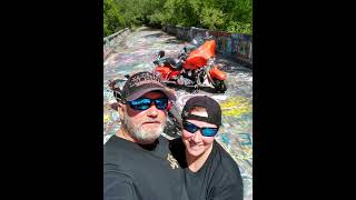 A beautiful ride to Live Oak, FL. graffiti bridge. with our LTR family. 🧡