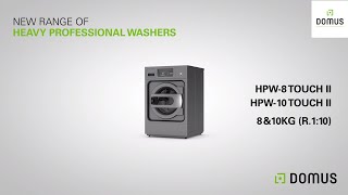 Domus Heavy Professional Washer HPW 8-10 Kg | www.domuslaundry.com | #professionalwashingmachines