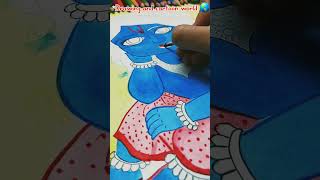 sri krishna drawing #youtubeshorts #shorts#shortsviral #drawingviral #art #krishnastatus