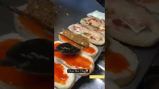 Delhi Special Desi Hot Dog Making😳🤤😱 #shorts #streetfood #chat #foodie