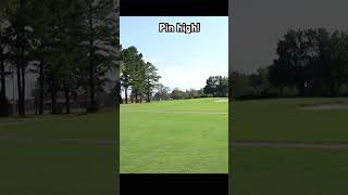 Approach distance dialed in | Just need to practice my aim #golf #golftips #golfswing