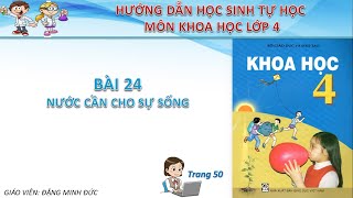 Nước cần cho sự sống - khoa học 4 bài 24