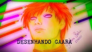 Desenhando Gaara realista Naruto