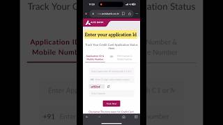 How to Check Flipkart Axis bank credit card application status (easy) #shorts #axisbank #creditcard