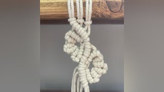 DIY Macrame Leaf and Vine Pattern