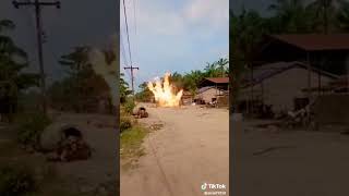 tabung gas terbakar 1 truk