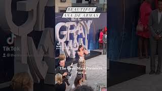 Follow for more red carpet premieres! #hollywood #anadearmas  #thegreyman